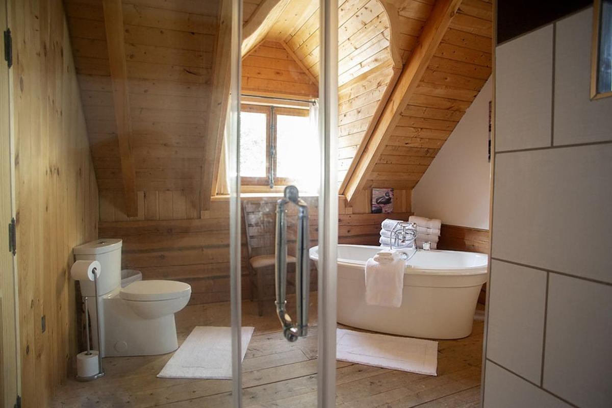 Hebergement "La Maison En Bois Rond" Sainte-Marie Kültér fotó