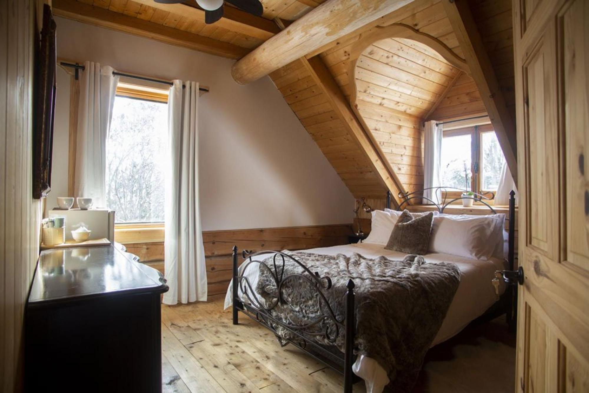 Hebergement "La Maison En Bois Rond" Sainte-Marie Szoba fotó